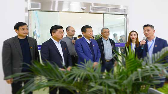 抖圈信息董事长徐宏灿带队到红岭云科技公司调研